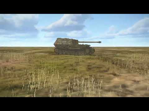 Видео: Sd.Kfz.184.Фэрдзінанд зьнішчыў 12 танкаў КВ-1с.