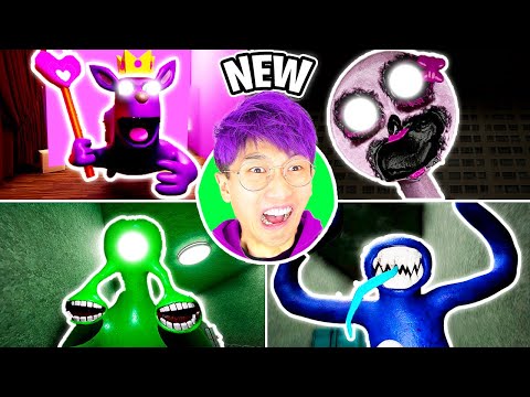 Видео: ВСЕ СКРИМЕРЫ В GARTEN OF BANBAN 4!? (РЕАКЦИЯ LANKYBOX!)