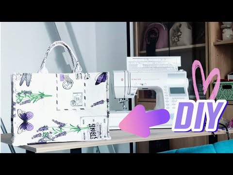 Видео: Шьём сумку тоут на молнии с внутренним карманом