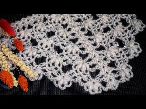 Видео: ✨Роскошь шаг за шагом✨//Воздушная шаль крючком//Crochet shawl