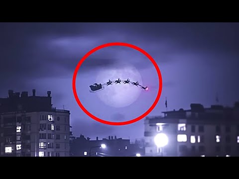Видео: 20 случаев, Когда САНТА КЛАУС Был Заснят на Камеру