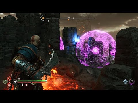 Видео: Как взять сундук Норн в Муспельхейм (В комментах игрок предложил способ полегче) God of War Рагнарёк