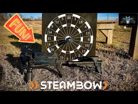 Видео: Новый многозарядный тактический арбалет Steambow M10