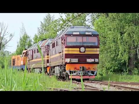 Видео: Тепловозы ТЭП70 - 0234 и ТЭП70 - 0250, в последний путь..     ( манёврирует тепловоз ЧМЭ3М - 5953 )