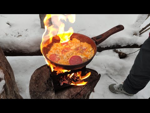 Видео: Улучшенная печка-щепочница