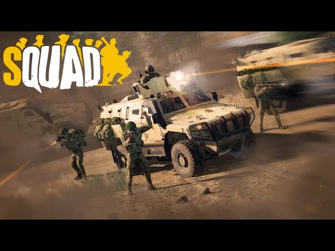 Видео: Одна жизнь на Технике в Squad (Динамичный бой + 70 фрагов)