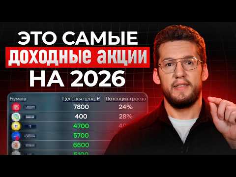 Видео: Какие акции выстрелят в 2026? Мой личный топ, которым я закупился