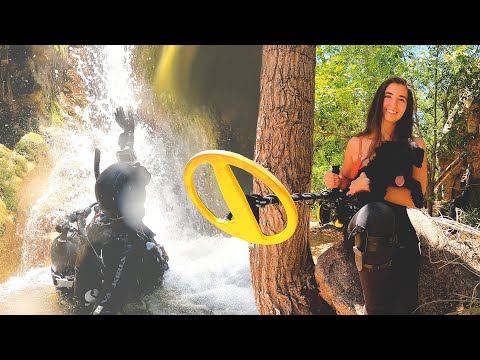 Видео: Металлоискатель под водопадом (Потрясающие находки/Реставрация)