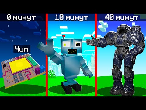 Видео: 😰 Майнкрафт, но Я Становлюсь РОБОТОМ с Каждой Минутой! Кабан и Добрый!