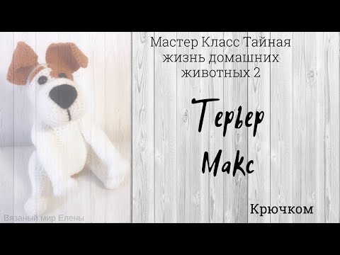 Видео: Мастер класс Собака крючком. Терьер Макс 1 часть. Собачка крючком