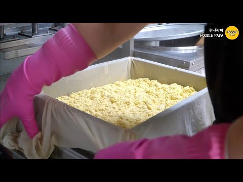 Видео: удивительный!! Я покажу вам процесс приготовления тофу / Уличная еда в Южной Корее