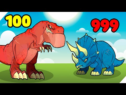 Видео: ЭВОЛЮЦИЯ ДИНОЗАРА Ти-Рекса! Dino Rumble Jurassic War