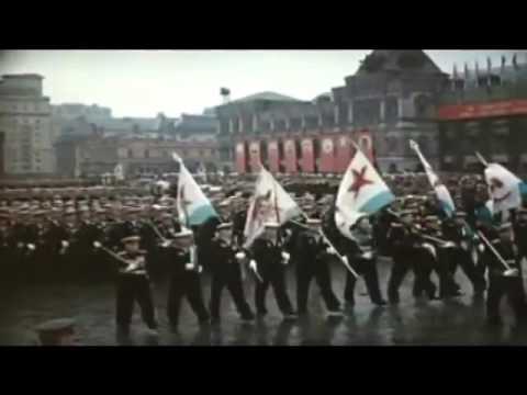 Видео: Парад победы 1945 под песню День Победы