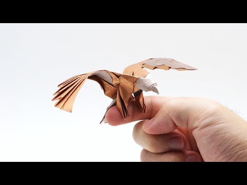 Видео: ORIGAMI EAGLE - Упрощенная версия (Jo Nakashima)