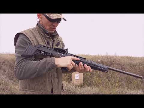 Видео: МР-155 Отстрел ружья в обвесе булл-пап "МРТ155".