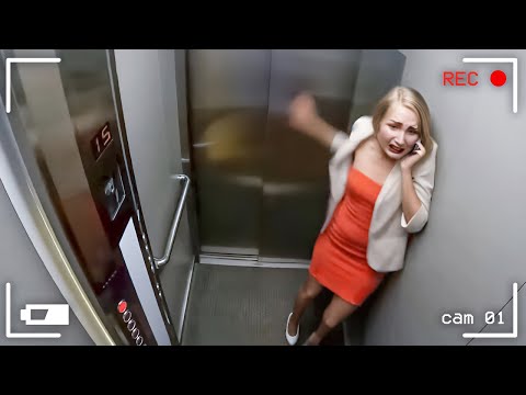 Видео: 45 НЕВЕРОЯТНЫХ МОМЕНТОВ, СНЯТЫХ НА КАМЕРЫ НАБЛЮДЕНИЯ