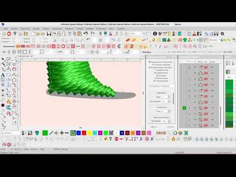 Видео: Отрисовка двух логотипов в одном видео / Digitizing Two Logos in One Video- Wilcom e4.2