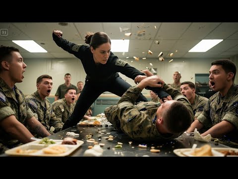 Видео: «Солдаты окружили её в столовой — через 45 секунд они узнали, кто она на самом деле»