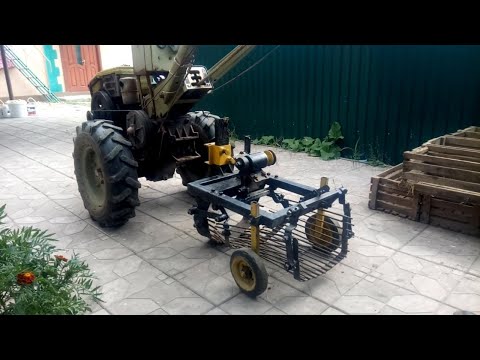 Видео: КАРТОФЕЛЕКОПАЛКА ДЛЯ МОТОБЛОКА. ОБЗОР.