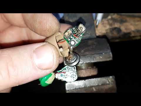 Видео: слуховой аппарат заводской  ремонт схема