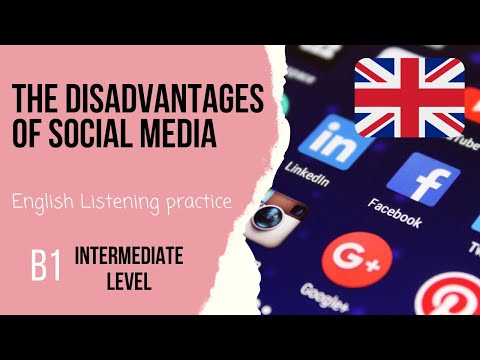 Видео: 📱Недостатки использования социальных сетей💻Практика аудирования/говорения на английском языке сре...