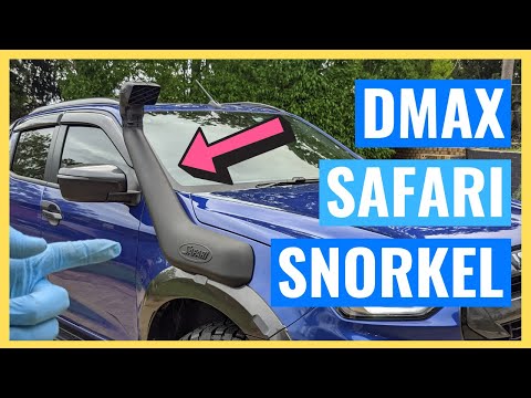 Видео: Шноркель DMAX SAFARI | Как установить на DMAX BT50 | Серия сборок ISUZU D-MAX 2021 года №24