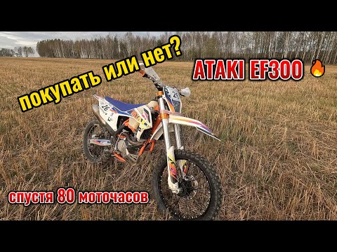 Видео: Обзор на ATAKI EF300 Спустя 80 моточасов!!!