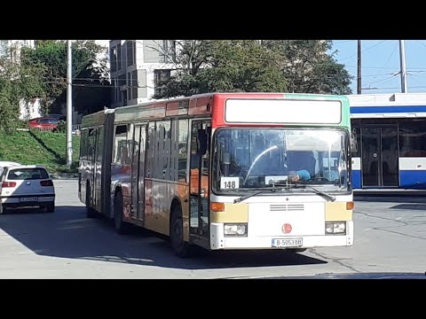 Видео: Mercedes-Benz O405GN2 [В 5053 ВВ] Line - 148 (Video) Part-2