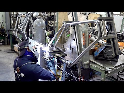 Видео: Процесс изготовления электрического велосипеда корейским профессиональным сварщиком