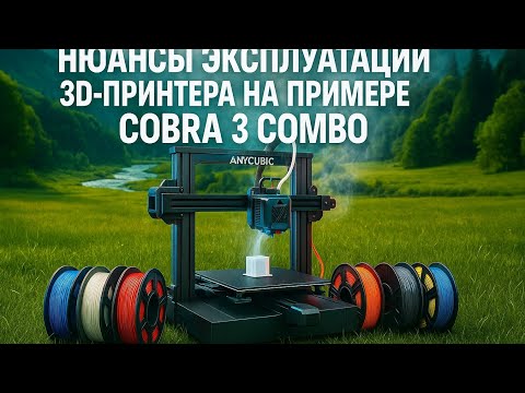 Видео: Нюансы эксплуатации 3д-принтера на примере cobra 3 combo. или то очём не говорят