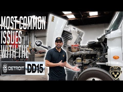 Видео: Наиболее распространенные проблемы с DD13 DD15 DD16/Detroit 15/полуприцепами/18-колесными грузови...