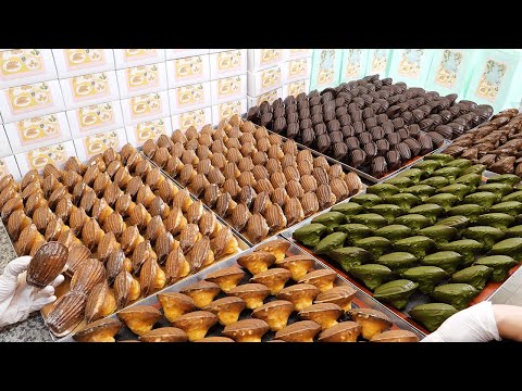 Видео: Как сделать Мадлен разного цвета! - Корейская пекарня