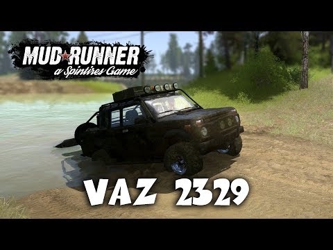 Видео: БУДЬ ЗДОРОВ►Spintires: MudRunner [ Vaz 2329 ]