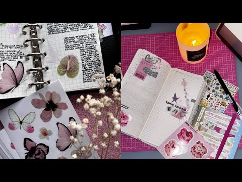Видео: блокнотный влог! оформление ежедневника, покупки наклеек, конспекты