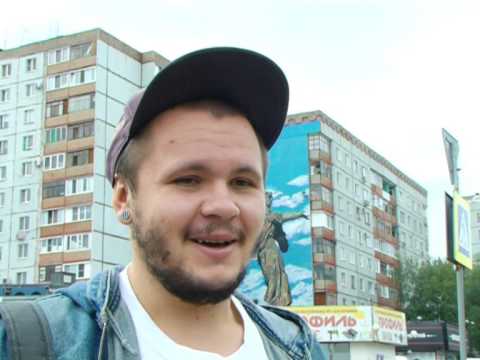 Видео: Граффити-картины на домах в Новокуйбышевске