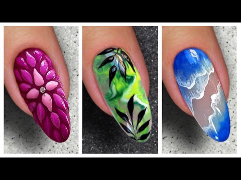 Видео: Дизайн ногтей 2023 | Простой дизайн ногтей #20nails