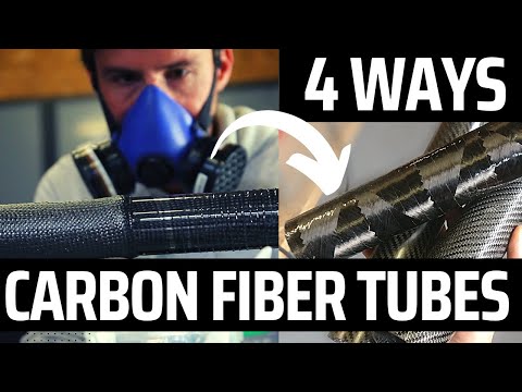 Видео: Как сделать трубки из углеродного волокна — 4 разных техники (урок)