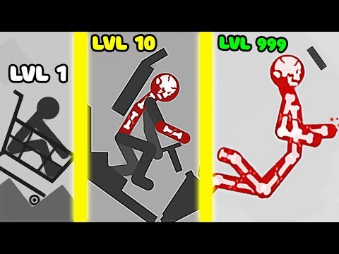 Видео: ЭВОЛЮЦИЯ ПЕРЕЛОМОВ ЧТОБЫ СЛОМАТЬ ВСЁ В ИГРЕ STICKMAN DISMOUNTING!