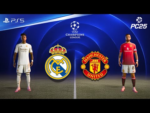 Видео: FC 25 — «Реал Мадрид» — «Манчестер Юнайтед» | Финал ЛЧ 2025 | Эпическое противостояние Мбаппе и Р...