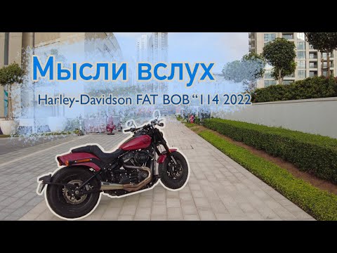 Видео: Мысли вслух: Harley-Davidson FAT BOB 114 2022. Не смотри это видео!!!