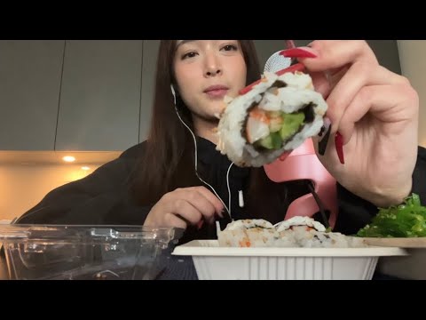 Видео: ASMR суши мукбанг (звуки рта) 🍣