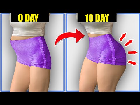 Видео: Идеальная тренировка для круглых попы и сжигание жира | Никакого оборудования не требуется!