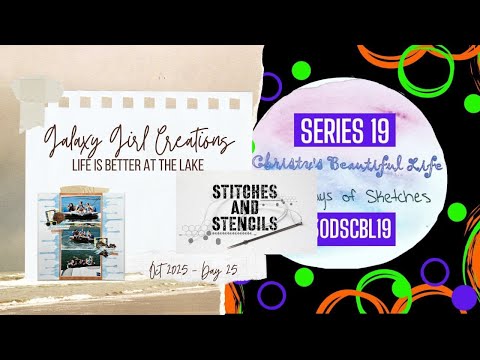 Видео: Видео процесса создания скрапбука: Better at the Lake — 30 дней набросков/Растягиваем набросок