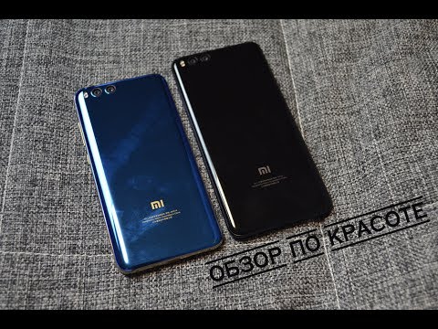 Видео: Xiaomi Mi6. BLUE. vs Xiaomi Mi Note 3. BLACK. Обзор по красоте + сравниваем фото!