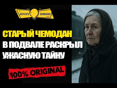 Видео: СТАРЫЙ ЧЕМОДАН В ПОДВАЛЕ РАСКРЫЛ УЖАСНУЮ ТАЙНУ