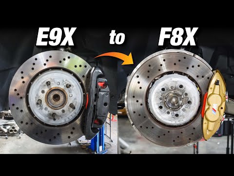 Видео: Лучшая замена тормозов OEM: тормоза E9X на F8X для доминирования на дороге!
