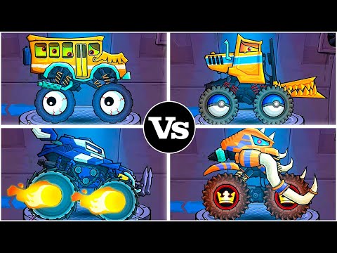 Видео: Машина Ест Машину 4 (Multiplayer) - АВТОБУС vs ЧИВЕР vs МОЛНИЯ vs МАМОНТ