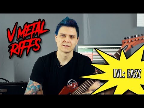 Видео: 5 простых метал-риффов для начинающих (Табы + Минус) #420bpm #гитара