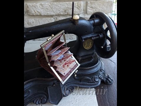 Видео: Мастер-класс "Визитница с фермуаром (Cardholder)"