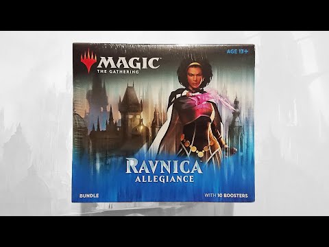 Видео: MTG Ravnica: Allegiance Bundle - Распаковка